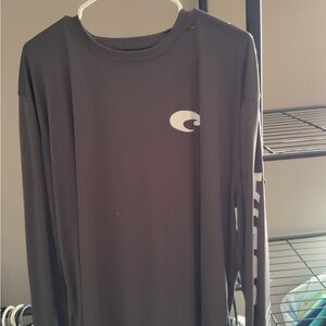 Costa XXL Polyester Shirt in Dark Gray
